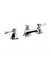 Horus Ascott Classic Collection - 3 Hole Basin Set Small Spout with Pop-up Waste, Flexible Hoses - Chrome 35.260-CH