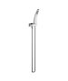 Horus Nouvelle Vague “part of Contemporary Collection - Inlet Wall Mounted Handshower Hook with Flexible Hose and Handshower - Satin Brass 40.590-LS