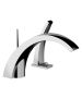 Horus Nouvelle Vague “part of Contemporary Collection - Deck Mounted Bath/shower Mixer - Metal Gun 40.766-CF