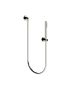 Horus Minoé Contemporary Collection - Wall Shower Set + Wall Hook + Handspray + Hose - Matt Black 47.589-NO
