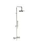 Horus Minoé Contemporary Collection - Complete Exposed Thermostatic Wall Shower Set - Matt Black 47.797-NO