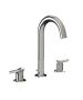 Horus Minoé Contemporary Collection - 3 Hole Basin Set - Metal Gun 49.260-CF