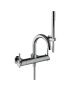 Horus Minoé Contemporary Collection - Complete Set : Complete Exposed Thermostatic Wall Bath-shower Mixer - Matt Black 49.714-NO