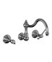 Horus Montmartre Classic Collection - Concealed 3 Hole Wall Mounted Kitchen Mixer / No Waste - Chrome 50.164-CH