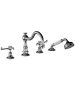 Horus Montmartre Classic Collection - 4 Hole Deck Bath / Shower Set - Chrome 50.466-CH