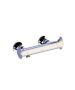 Horus Canopée Contemporary Collection - Exposed Thermostatic Wall Bathshower Mixer - Satin Brass 60.596-LS