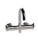 Horus Canopée Contemporary Collection - Exposed Thermostatic Wall Bathshower Mixer - Chrome 60.784-CH