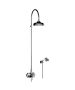 Horus Ascott Classic Collection - Complete Thermostatic Wall Shower Mixer - Polished Nickel 65.744-NB