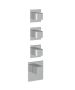 Horus Philae Equinox316 Collection - Trim for Thermostatic Mixer - Metal Gun 80.523-CF