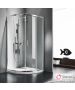 Ημικυκλική καμπίνα ντουζιέρας QUADRANT 90 (87-89εκ.), Starlet Clear Chrome QS90T-100