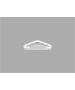 Sanco Shower Baskets Σπογγοθήκη Γωνιακή Λευκό ματ 00006-Μ101