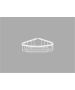 Sanco Shower Baskets Γωνιακή Θήκη Λευκό ματ 00008-Μ101