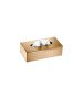 Sanco Tissue Dispensers Tissue Box Free standing | Wall mounted (AISI 304) PVD θερμό μπρονζέ γυαλιστερό 00102-PVD-01PL