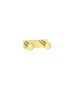Sanco Bath Robe Hook & Door Stop Διπλό Άγκιστρο PVD χρυσό ορείχαλκο γυαλιστερό 00682-PVD-02PL