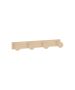 Sanco Bath Robe Hook & Door Stop Τετραπλό άγκιστρο Μόκα ματ 00684-M103