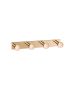 Sanco Bath Robe Hook & Door Stop Τετραπλό άγκιστρο PVD θερμό μπρονζέ γυαλιστερό 00684-PVD-01PL