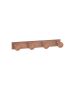 Sanco Bath Robe Hook & Door Stop Τετραπλό άγκιστρο Χάλκινο ματ 00684-Μ26