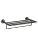 Sanco Towel racks Ραφιέρα Πετσετών PVD gun metal γυαλιστερό 00911-PVD-05PL