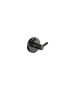 Sanco Ergon Αγκιστρο διπλό PVD gun metal γυαλιστερό 25948-PVD-05PL
