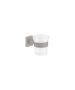 Sanco Iconic Glass Holder Γκρι τσιμέντου ματ 26701-M104