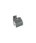 Sanco Iconic Toilet Roll Holder with cover Ανθρακί ανάγλυφο 26717-Μ118