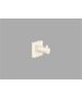 Sanco Iconic Single Bath Robe Hook Μπεζ ματ 26728-Μ102
