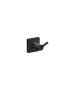 Sanco Iconic Double Bath Robe Hook Μαύρο ματ 26748-Μ116