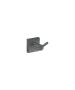 Sanco Iconic Double Bath Robe Hook Ανθρακί ανάγλυφο 26748-Μ118