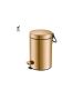 Sanco Waste Bins Χαρτοδοχείο 3 lt Soft Close (AISI 304) PVD θερμό μπρονζέ βουρτσιστό 90603-PVD-01BR