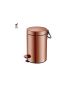 Sanco Waste Bins Χαρτοδοχείο 3 lt Soft Close (AISI 304) PVD κόκκινος χαλκός βουρτσιστός 90603-PVD-10BR