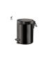 Sanco Waste Bins Χαρτοδοχείο 5 lt Soft Close (AISI 304) PVD gun metal γυαλιστερό 90605-PVD-05PL
