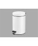 Sanco Waste Bins Χαρτοδοχείο 12lt Λευκό ματ 90611-Μ101