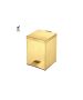 Sanco Waste Bins Χαρτοδοχείο 5lt PVD χρυσό ορείχαλκο βουρτσιστό 90677-PVD-02BR