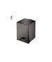Sanco Waste Bins Χαρτοδοχείο 5lt PVD gun metal γυαλιστερό 90677-PVD-05PL