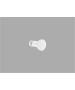 Sanco Glass Door Accessories Πόμολο / Άγκιστρο Λευκό ματ GL0670-Μ101