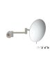 Sanco Cosmetic mirrors Μεγεθυντικός καθρέπτης x3 (Διπλό βραχίονα) Γκρι τσιμέντου ματ MR-701-M104