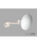Sanco Cosmetic mirrors Μεγεθυντικός καθρέπτης x3 (Διπλό βραχίονα) Μπεζ ματ MR-701-Μ102