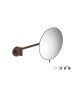 Sanco Cosmetic mirrors Μεγεθυντικός καθρέπτης x3 Wenge ανάγλυφο MR-705-Α75