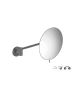 Sanco Cosmetic mirrors Μεγεθυντικός καθρέπτης x3 Ανθρακί ανάγλυφο MR-705-Μ118