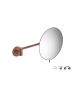 Sanco Cosmetic mirrors Μεγεθυντικός καθρέπτης x3 Χάλκινο ματ MR-705-Μ26