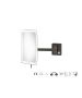Sanco LED Cosmetic mirrors Μεγεθυντικός καθρέπτης x3 με LED Σκούρο μπρονζέ ματ MRLED-305-DM25