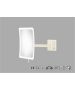 Sanco LED Cosmetic mirrors Μεγεθυντικός καθρέπτης x3 με LED Μπεζ ματ MRLED-305-Μ102