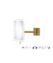 Sanco LED Cosmetic mirrors Μεγεθυντικός καθρέπτης x3 με LED Μπρονζέ ματ MRLED-305-Μ25