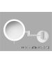 Sanco LED Cosmetic mirrors Μεγεθυντικός καθρέπτης x3 με LED Λευκό ματ MRLED-701-Μ101