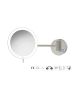 Sanco LED Cosmetic mirrors Μεγεθυντικός καθρέπτης x3 με LED Γκρι τσιμέντου ματ MRLED-705-M104