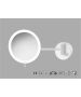 Sanco LED Cosmetic mirrors Μεγεθυντικός καθρέπτης x3 με LED Λευκό ματ MRLED-705-Μ101