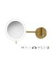Sanco LED Cosmetic mirrors Μεγεθυντικός καθρέπτης x3 με LED Μπρονζέ ματ MRLED-705-Μ25