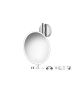 Sanco LED Cosmetic mirrors Μεγεθυντικός καθρέπτης x5 με LED Χρώμιο MRLED-764-Α03