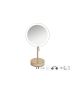 Sanco LED Cosmetic mirrors LED Επικαθήμενος Καθρέπτης μεγεθυντικός x3 Μόκα ματ MRLED-903-M103