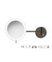 Sanco LED Cosmetic mirrors LED Καθρέπτης μεγεθυντικός x3 usb charging Σκούρο μπρονζέ ματ MRLED-905-DM25